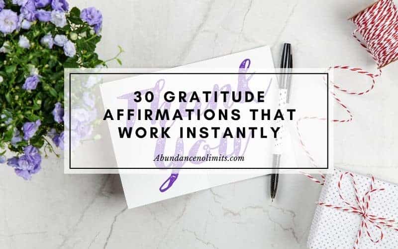 Gratitude Affirmations