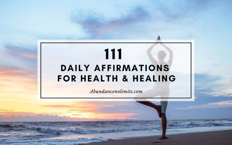 Daily Affirmations for Health and Healing