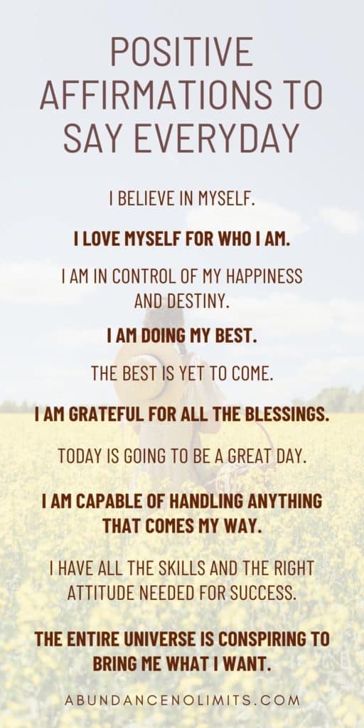 positive affirmations