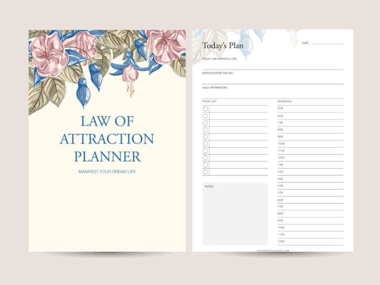 Law of attraction planner