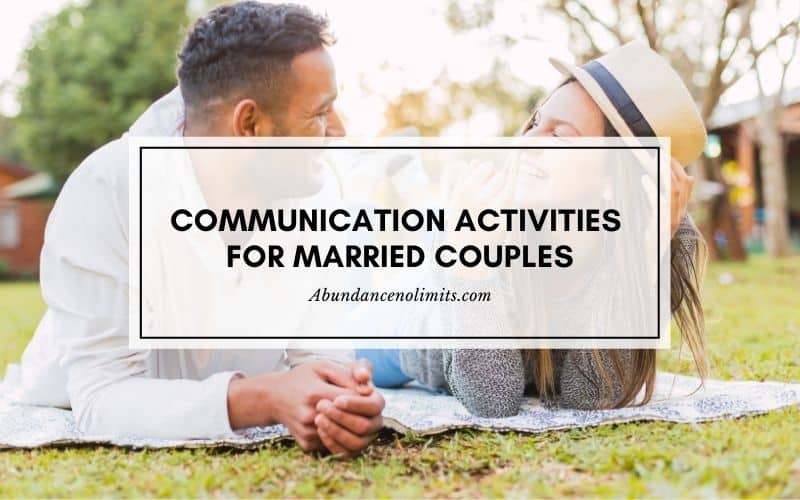 5 Communication Activities for Married Couples