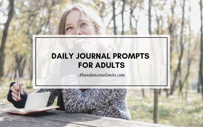 Daily Journal Prompts for Adults