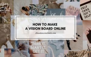 How to Make a Vision Board Online: FREE Canva Template