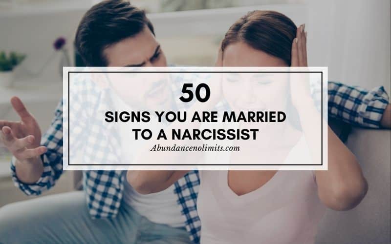 50 Signs You Are Married to a Narcissist