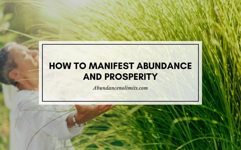 How to Manifest Abundance and Prosperity