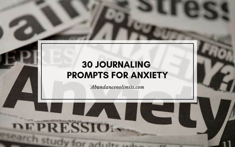 Journaling Prompts for Anxiety