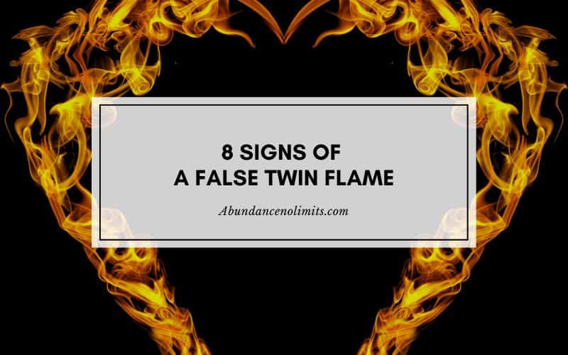 Signs of a false twin flame