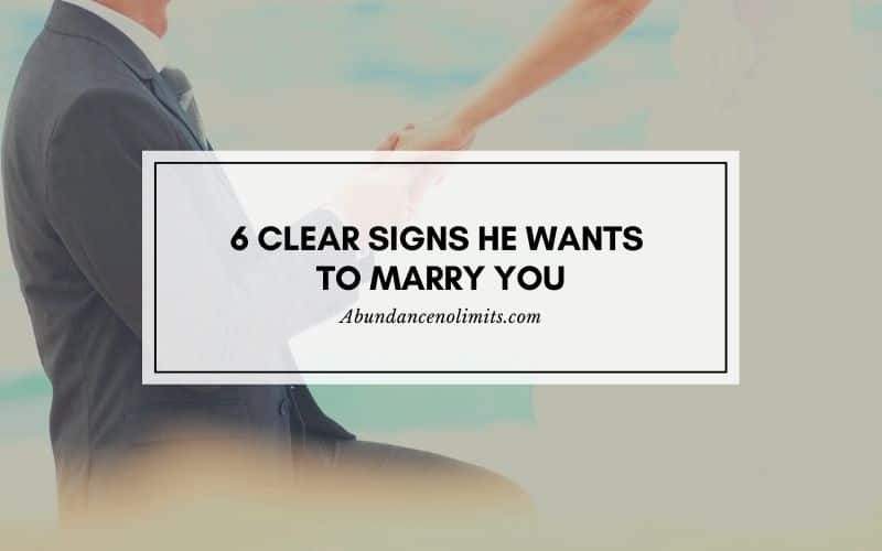 Clear Signs He Wants to Marry You Psychology