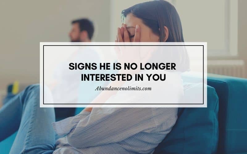 Signs He Is No Longer Interested In You