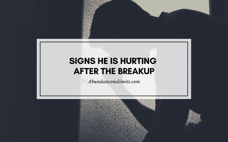 Signs He is Hurting After the Breakup