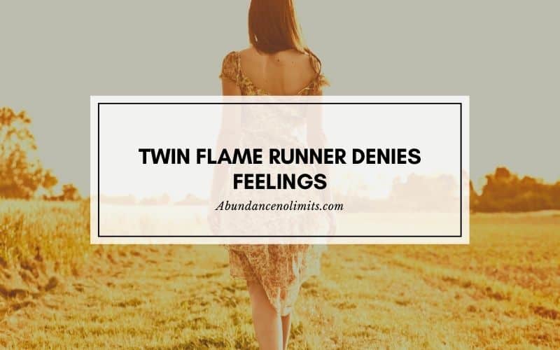 Twin Flame Runner Denies Feelings