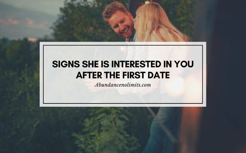 Signs She is Interested in You After the First Date