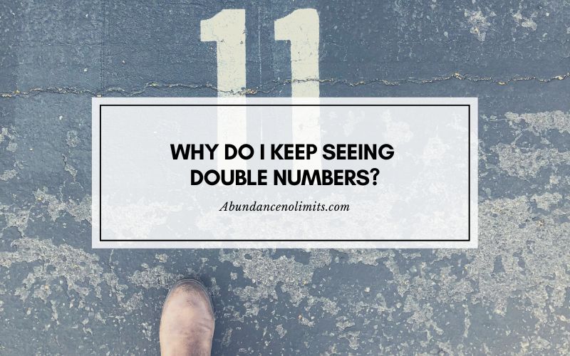 why do i keep seeing double numbers spiritual