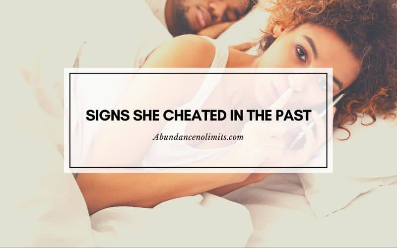Signs She Cheated In The Past