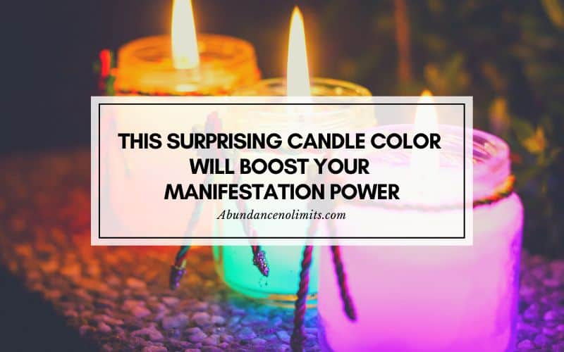 candle color for manifestation