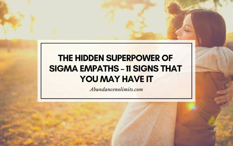 What Is A Sigma Empath